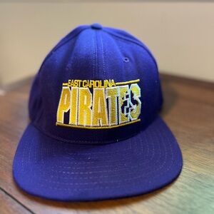 Vintage ECU hat snapback flat brim
